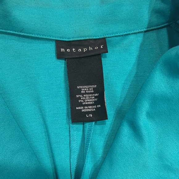 LAST CHANCE 4/$20 Metaphor knit blazer Sz L - Picture 3 of 12